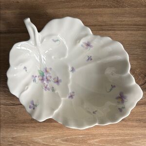 Mikasa Ivory Bone China LILA B2006 Trinket Nut Candy Dish NARUMI JAPAN NEW